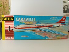 Seltener Faller Caravelle Flugzeug Bausatz Vintage Modellbau Set in OVP ,Nr.158 
