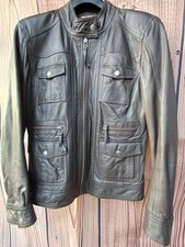 Street One Damen Lederjacke dunkelbraun Grösse 36 Gut