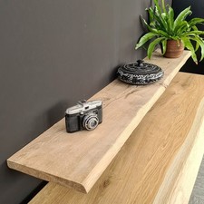 Wandregal Eiche Wandboard Baumkante Gewürzregalbrett Fensterbank 24 mm