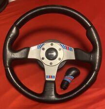 Momo Martini Racing Lenkrad und Schaltknauf Leder Original Made in Italy