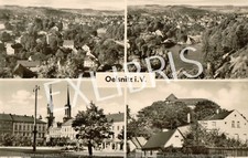 AK Oelsnitz i. V. "Stadtansichten" 1957 ungelaufen. Echtes Foto