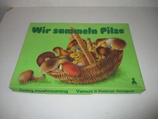 DDR Spielzeug - Brettspiel Wir sammeln Pilze  70iger