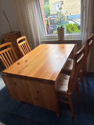 Esstisch und stühle kiefer - esstisch,