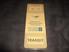Lufthansa LH 139 - Boarding Pass/Einsteigekarte ca. 1960