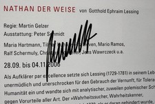 Peter Schmidt Signiert Design ErnstDeutsch Theater Unterschrift Autogramm signed