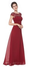 Damen Kleider Brautjungfer Hochzeit Cocktailkleid Langes Abendkleid Partykleid