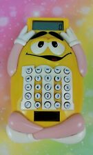 Taschenrechner m&m World Werbefigur Solar Batterie 1999 Vintage getestet