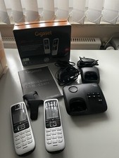 Gigaset C430A Duo - Schnurloses DECT Telefon mit AB - Silber/Schwarz