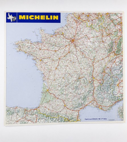 Große wandkarte michelin - wandkarte,