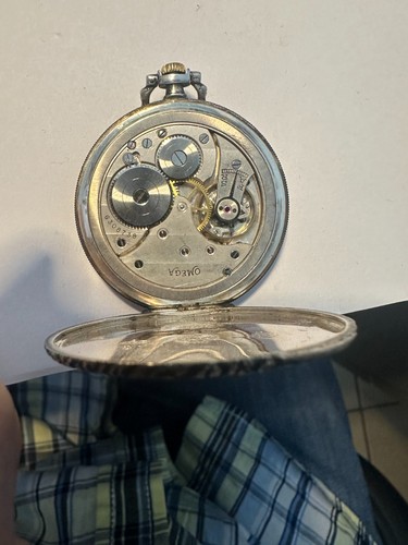 Schöne alte omega - alte, taschenuhr