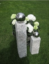 Gartendeko 2er Set Granit