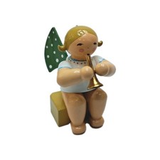 Engel mit flöte klein blond - engel,