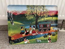 Tablett 70er 1972 Vintage Retro