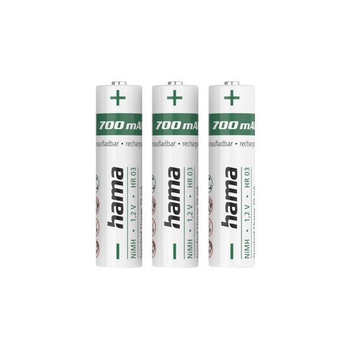 Hama nimh akkus 700mah - 3x,