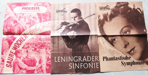 Filmprogramme ddr 50er - filmprogramme,