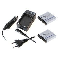 2x Akku und Ladegerät für