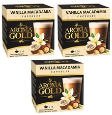 3 AROMA GOLD VANILLA MACADAMIA