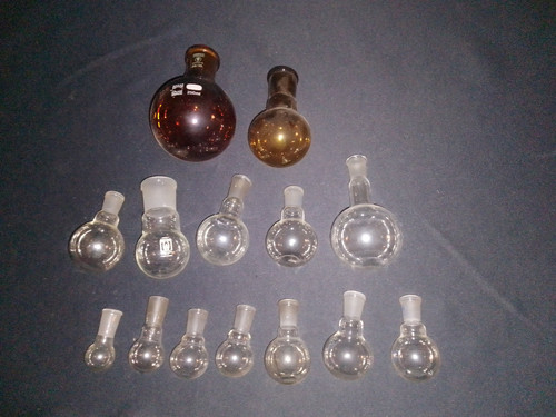 Konvolut glas kolben - x,