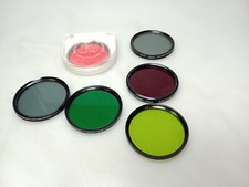 6x Vivitar / B&W Farb Color Pol 58mm Filter Set