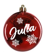 Weihnachtskugel mit Name aus