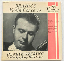 Brahms Violin Concerto Szeryng Monteux LSO RCA Victrola Mono
