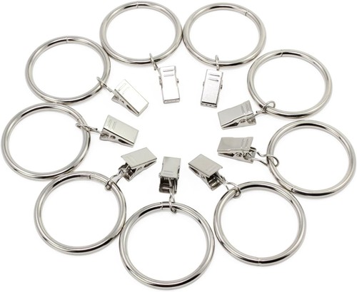 Gardinenringe mit clips 38mm - mit,