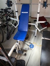 ?️‍♂️ Komplette Hantelbank-Station von MARS mit Gewichten & Zubehör – Home-Gym