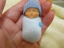 Ooak Puppenhaus Miniatur Baby