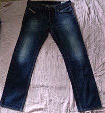 Diesel Larkee Herren Jeans, Größe 34/32, Blau