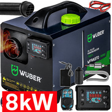 Diesel Standheizung 8kW 12V 230V Heizgerät Webasto Alternative Luftheizung LCD