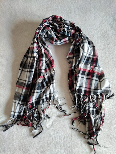 Großes tuch schal mit - tuch, /