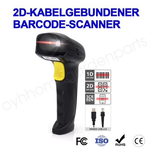 Usb kabel barcode scanner - 2d,