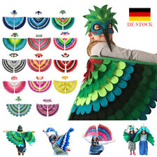 Kinder Vogelflügel Kostüm Vogeleule Pfau Maske Eule verkleiden Sich Halloween 