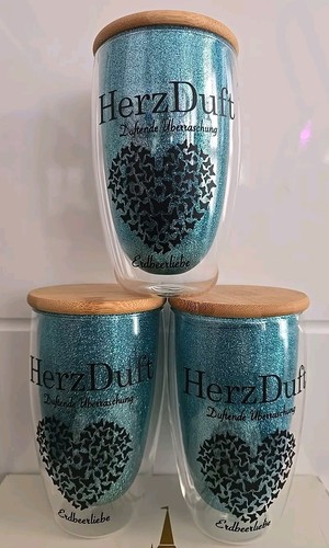 Herzduft kerze erdbeerliebe - kerze,
