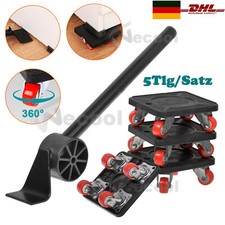 5-Tlg Möbeltransport Möbelhebers Möbeltransportrollen Transporthilfe Umzug Satz