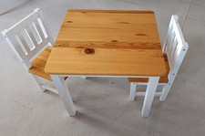 Kindermöbel Set Kindertisch (51 x 55 x 48 cm) Kinderstuhll (Sitzhöhe 26 cm)