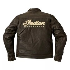 Herren Indianer Motorrad Jacke