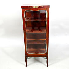 vitrine empire stil 2 zeit vergoldete appl. 135cm hoch frei haus geliefert