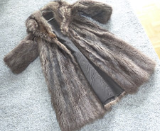 Vintage Waschbärpelzmantel