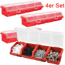 4x Sortimentskasten Schrauben