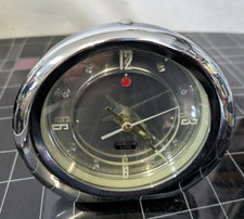 Wecker 70er Jahre Space Age Chrom Vintage Reiseuhr