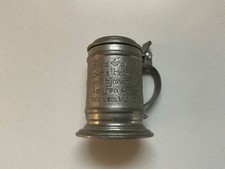 kleiner Zinnkrug mit Deckel Krug Bierkrug