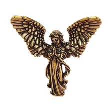 Engel-Statue aus Messing