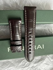 Panerai - Armband Alligatorleder Dunkelbraun 24mm