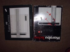 ZEICHENPLATTE A4 ; 2 STÜCK ; FABER CASTELL + MARABOU ; GEBRAUCHT