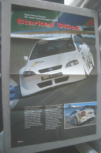Poster astra coupe - xl, v8
