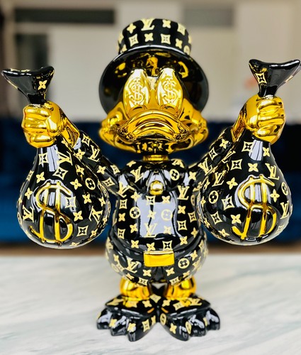 Dagobert duck skulptur - dagobert,