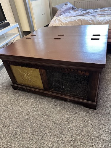 Unikat indische truhe tisch - unikat,