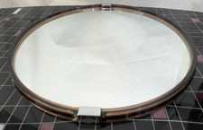 70s Vintage Wandspiegel 70er Jahre Spiegel  - rund 48 cm