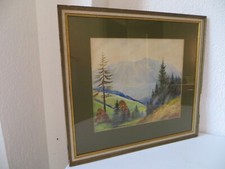 GEMÄLDE - AQUARELL - SIGNIERT